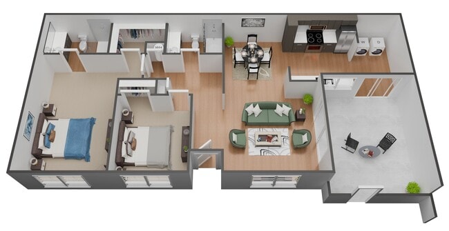 Floorplan - Coventry Square Apartments