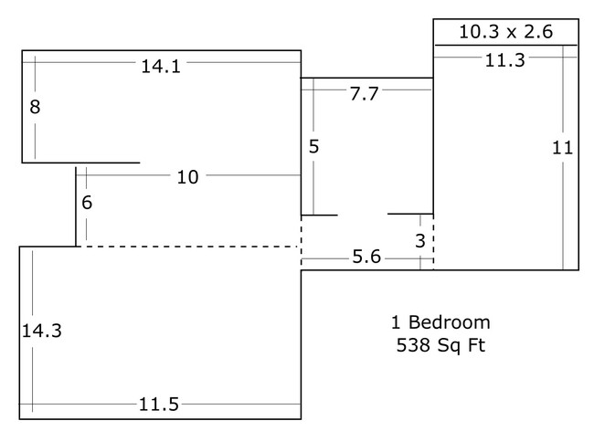 Floorplan - Riverbend Apartments