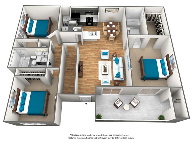 Floorplan - The Parkway at Hunters Creek