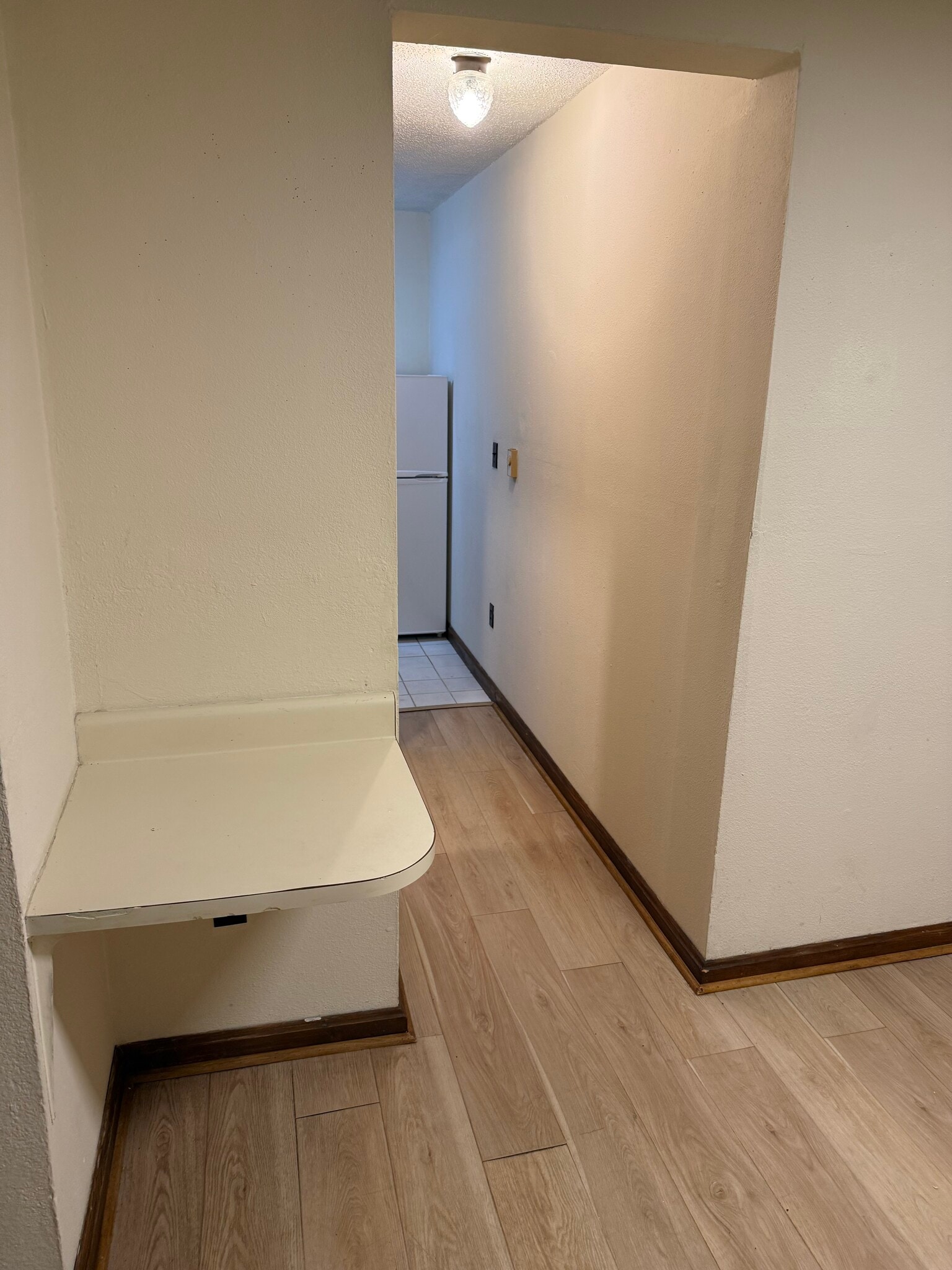 Small corner table before the hallway - 1810 7th Ave