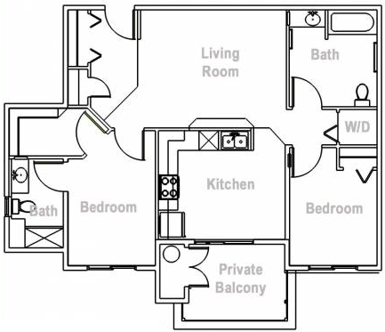 2BR/2BA - Vineyard Suites At Indian Creek