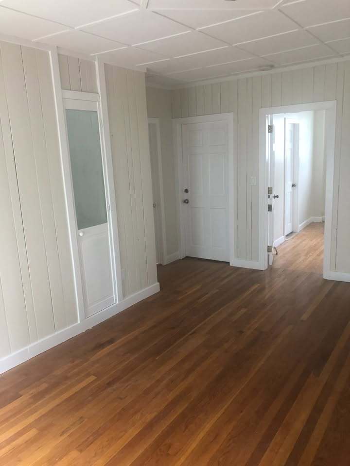 Living room to bedroom with 1/2 bath - 89 Congress St