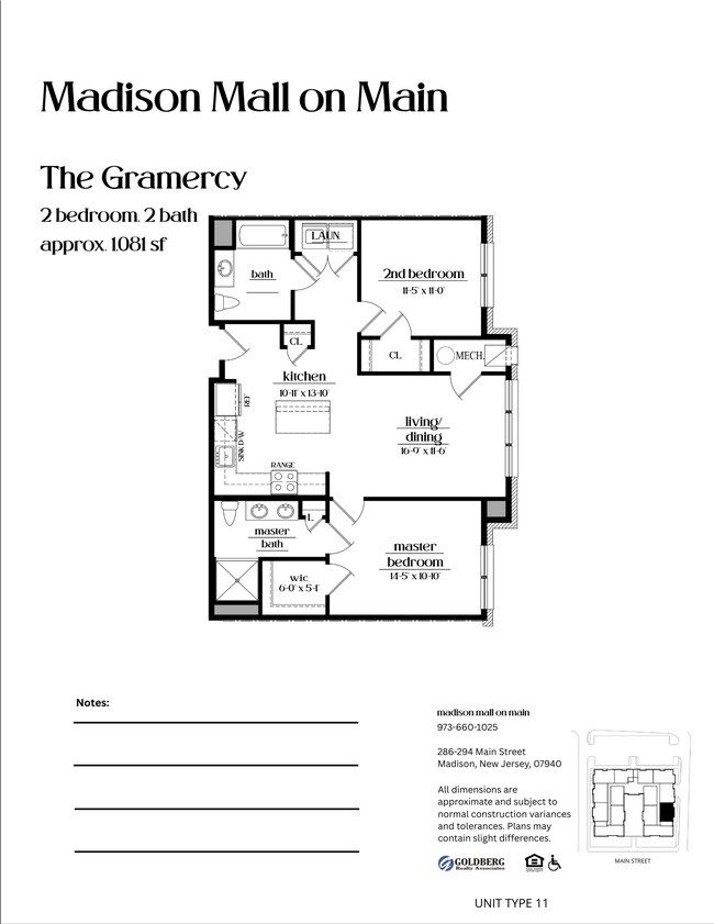 Floorplan - Madison Mall on Main Luxury Apartments
