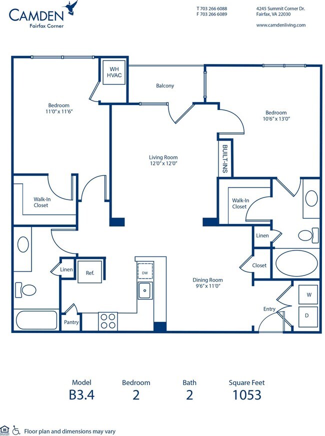 Floorplan - Camden Fairfax Corner