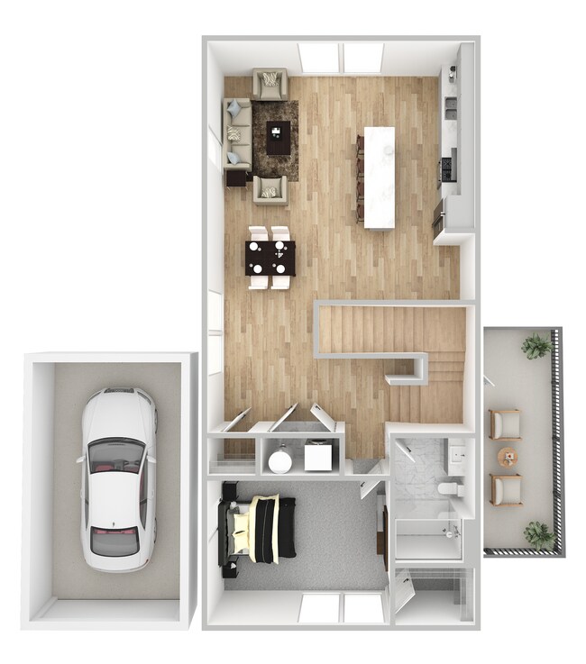 Flat No. 117 Carriage Home - Market & Main