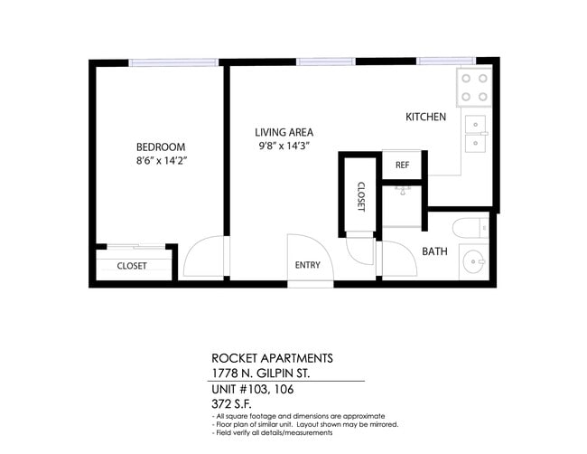 Floorplan - Rocket Apartments