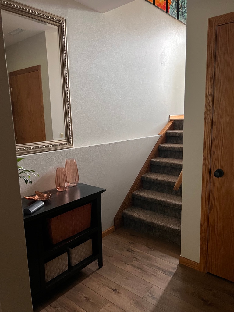 Lower level entry from garage - 824 N Clover Ln