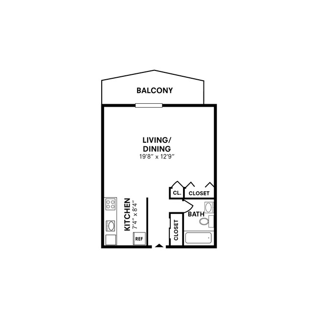 Floorplan - Lexington House Apartment Homes