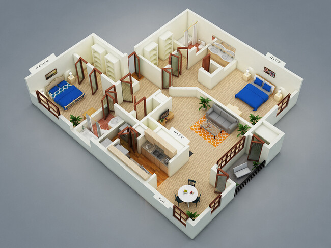 Floorplan - Pines at Marston Lake