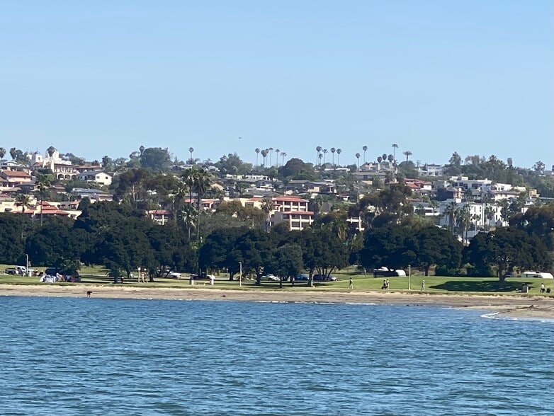 View of Costa Viva Condos from Mission Bay - 2540 Clairemont Dr