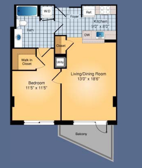 1BR/1BA - The Odyssey Condominiums