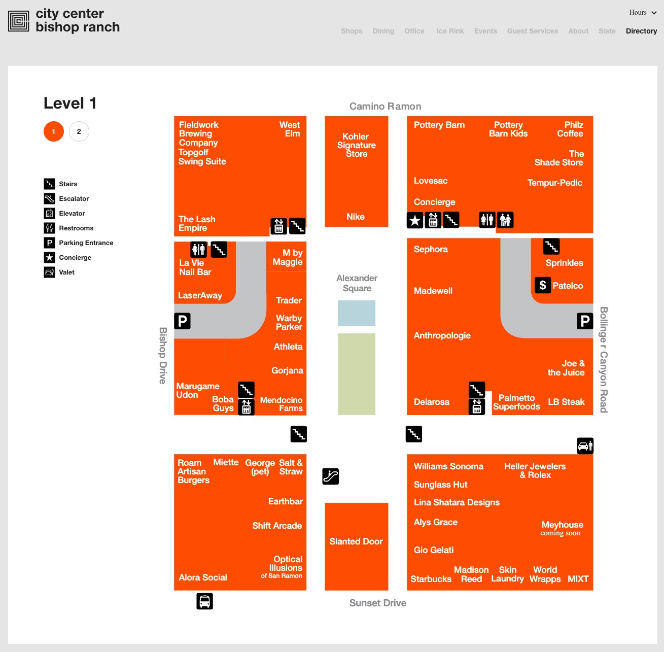 5 min. to Bishop Ranch Shopping Center - List of shops - 140 Reflections Dr