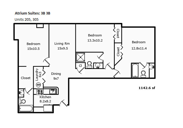 Floorplan - Atrium Suites