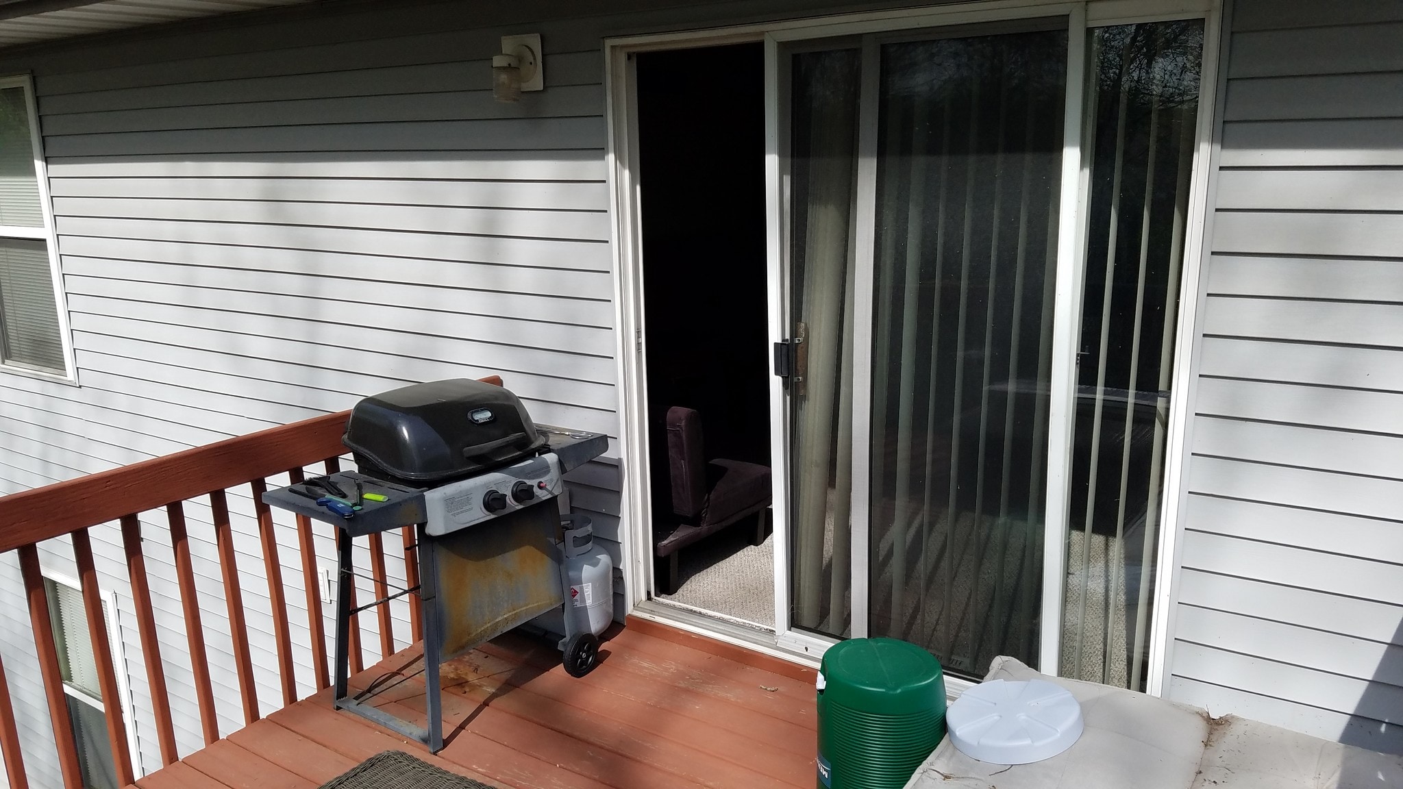 Upstairs deck - 803 S Van Buren St