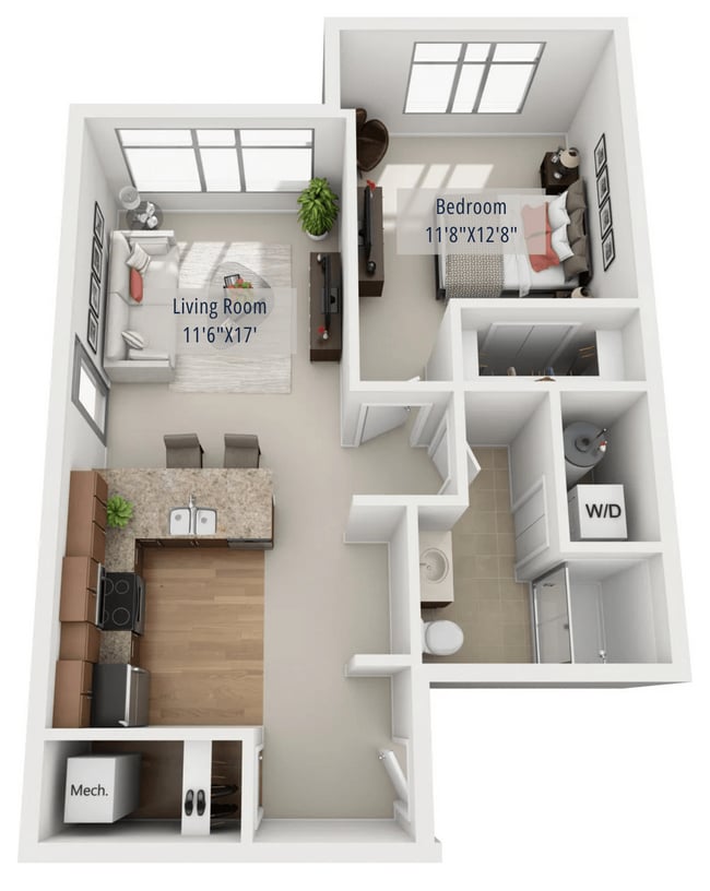 Floorplan - The Enclave Luxury Apartments