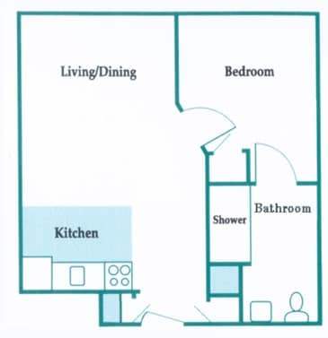 1BR/1BA - Providence House