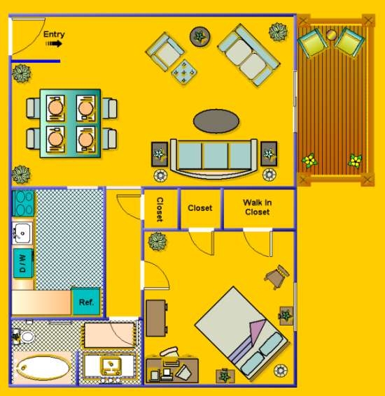 1 Bedroom Apartment - Foxes' Lair Apartments