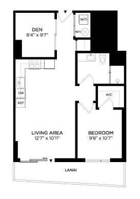 Floorplan - Lilia Waikiki