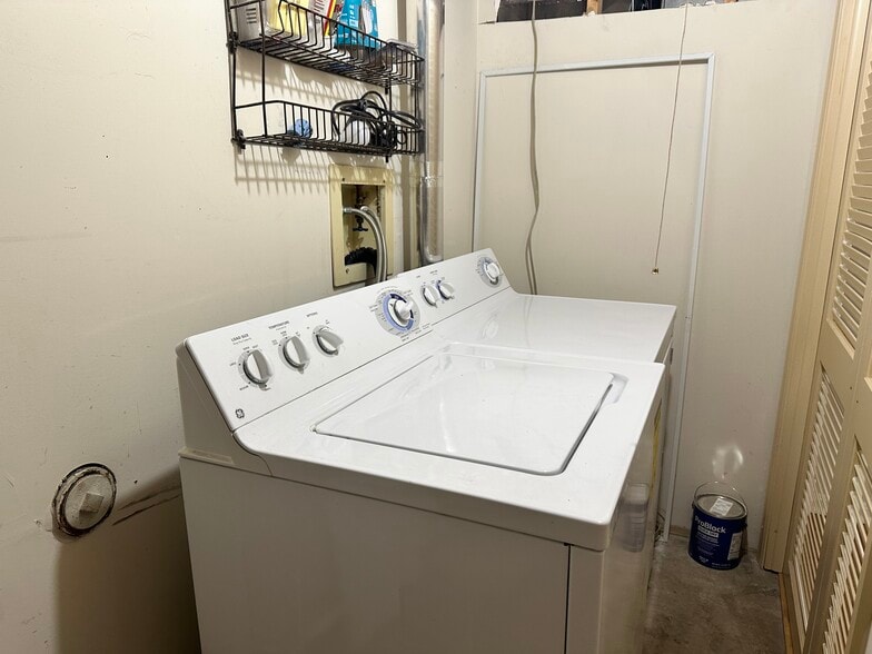 Lower level laundry - 4847 Chevy Chase Dr