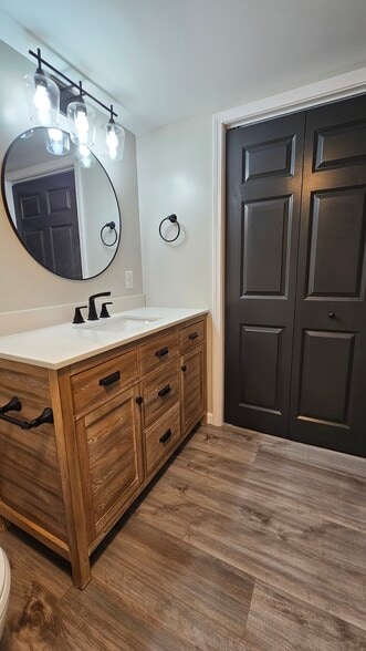 Master Bath laundry entry - 139 Ashley Ln
