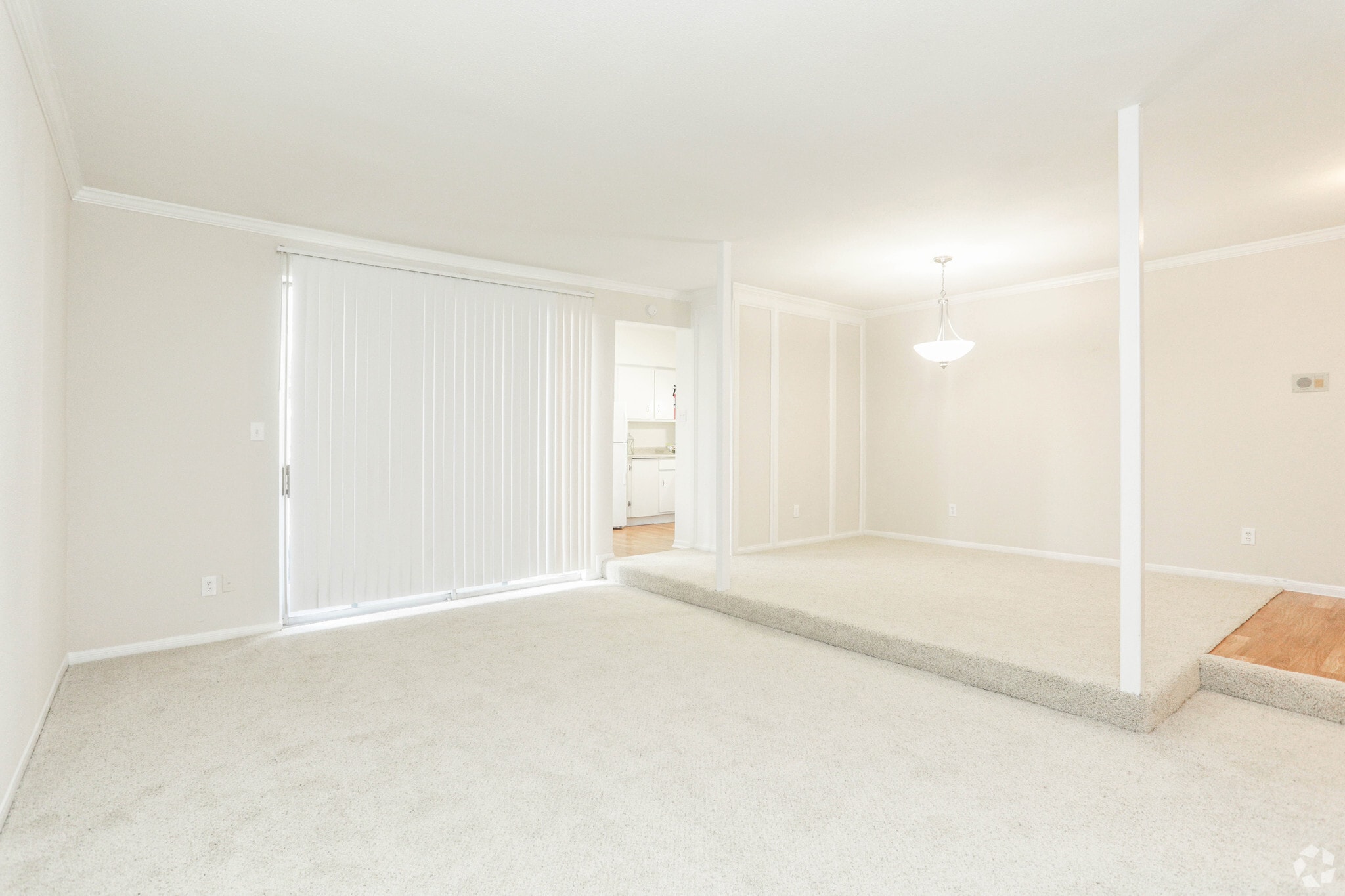 Living Room and Dining Room - Tanglebrook Apartments