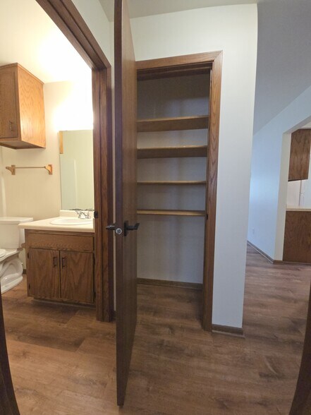 Linen closet outside bathrm - 131 Maple Ave S