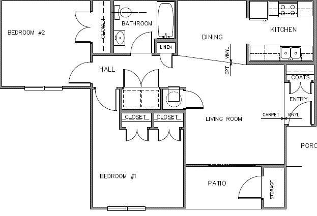 2BR/1BA - Best Village I
