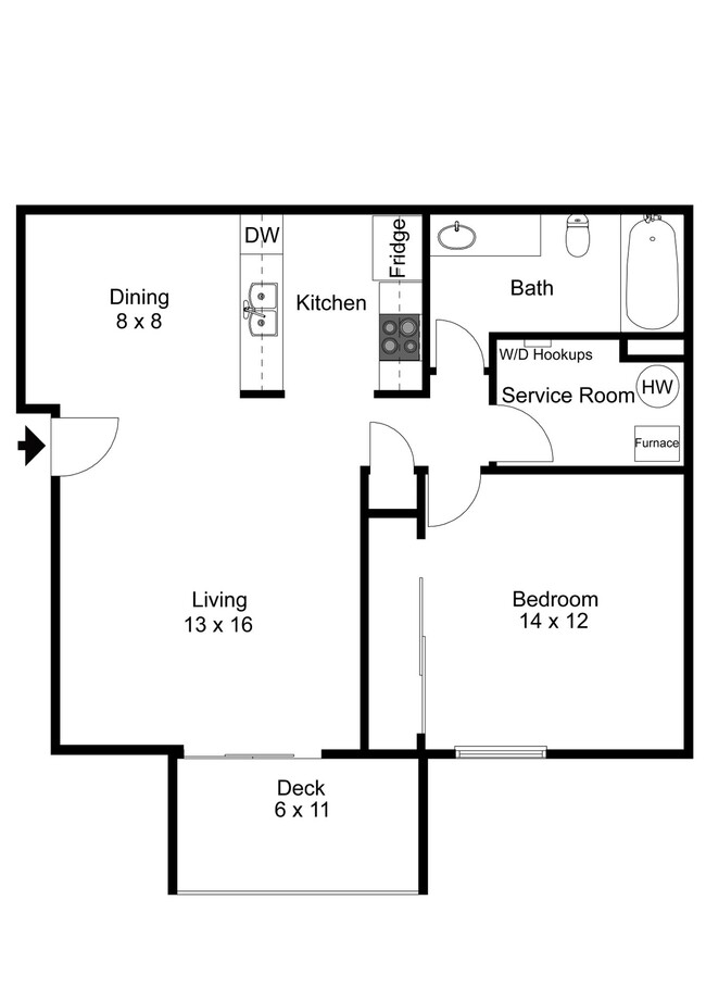 Floorplan - Riva Ridge Apartments