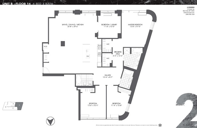 Floorplan - 2 Cooper Square