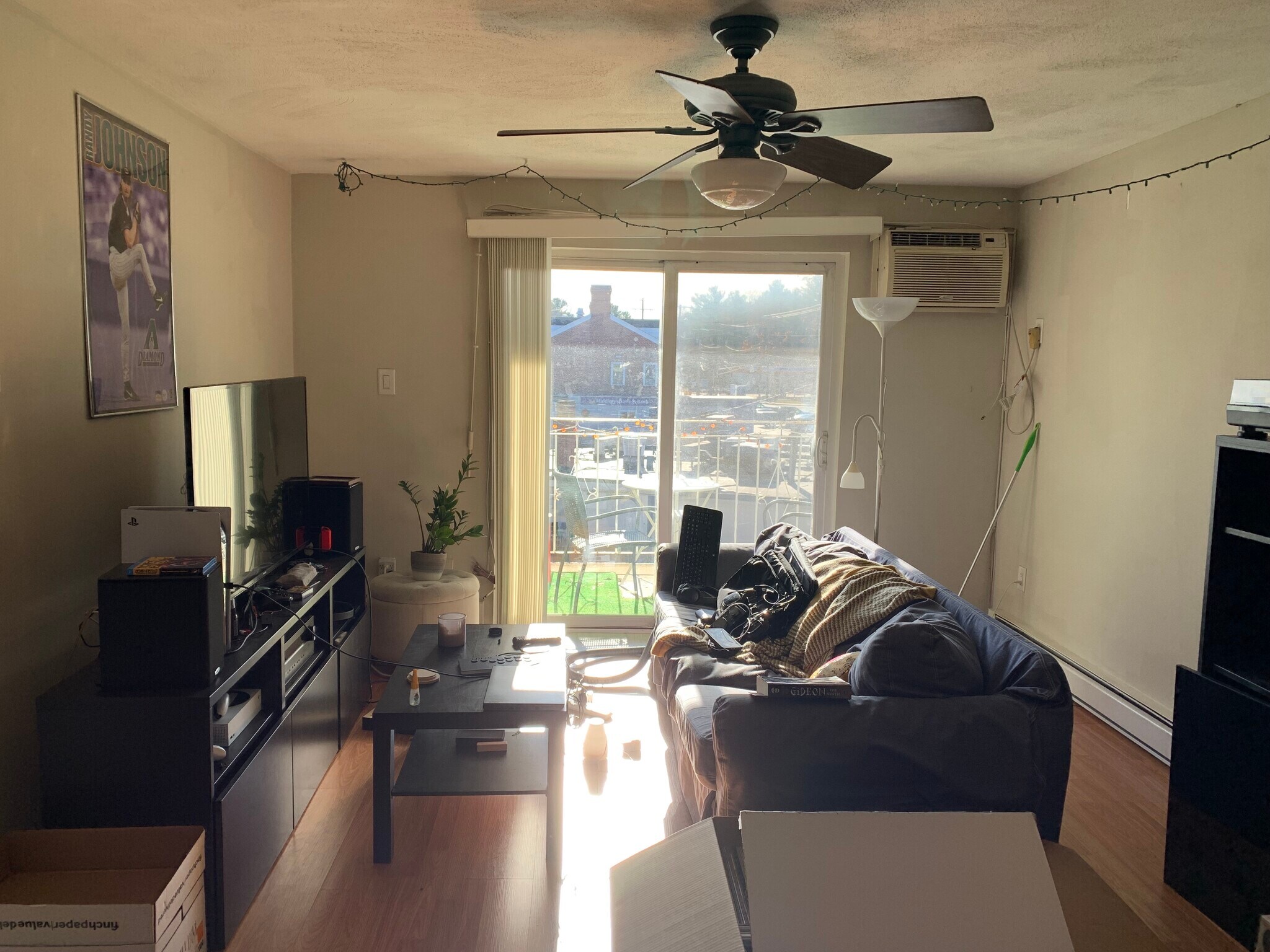 Living room- plank flooring - 915 Edgell Rd