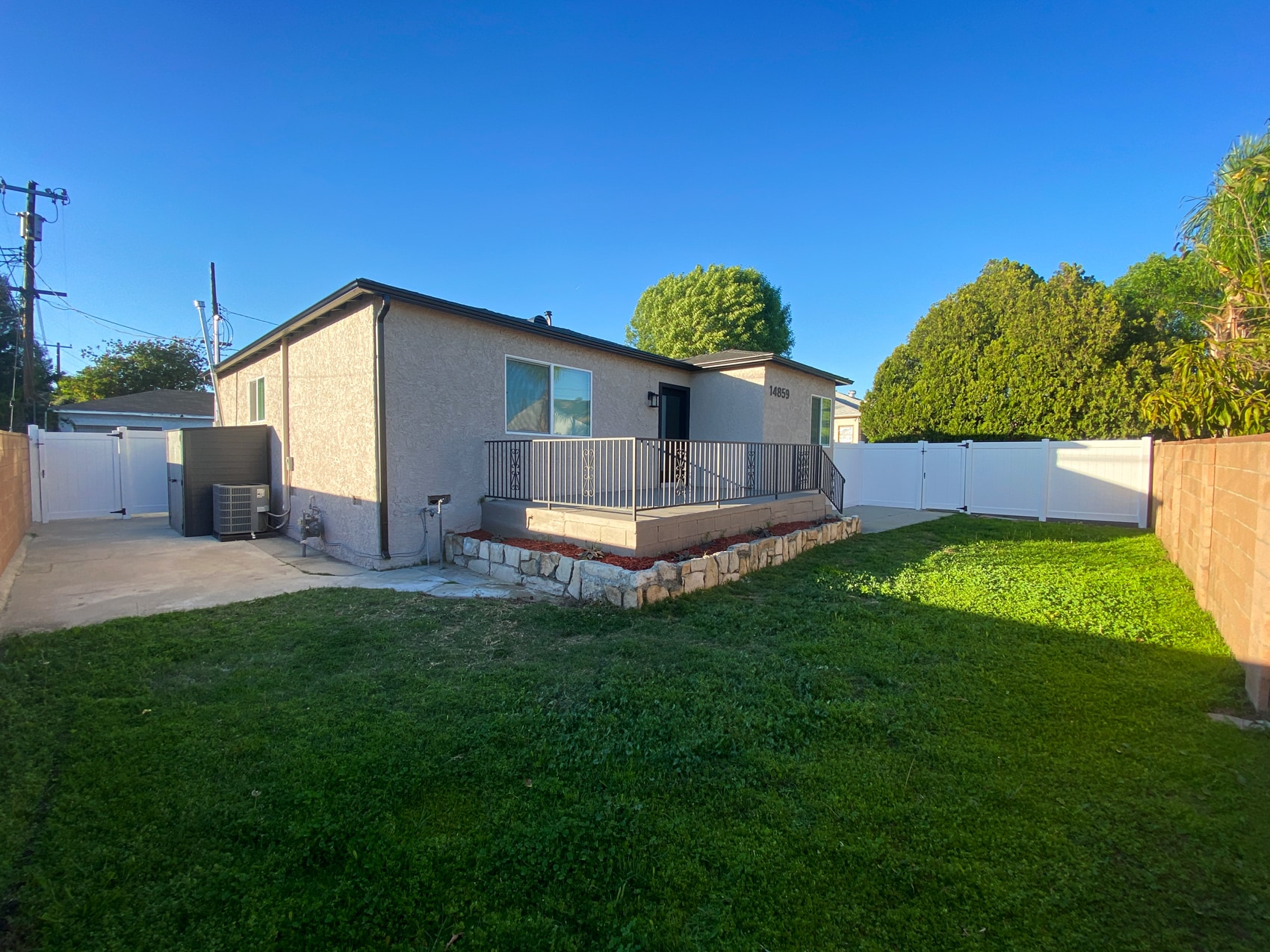 Exterior Private Yard - 14859 Chatsworth Dr
