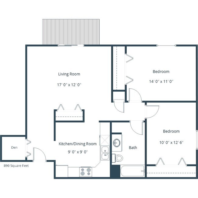 Floorplan - Ashbury Apartment Community