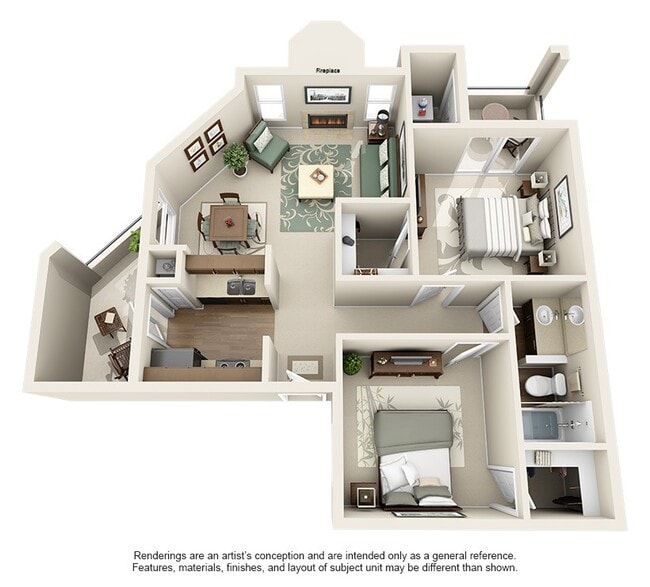 Floorplan - Terrace Cove Apartment Homes