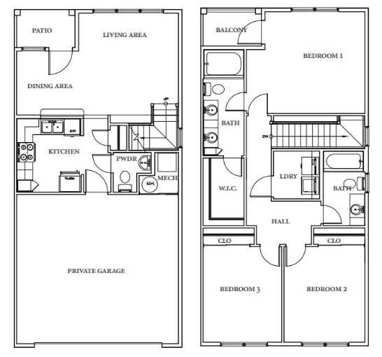Floorplan - GrandView Flats and Townhomes