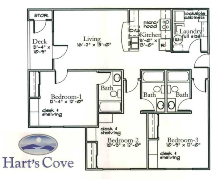 Floor Plan - 1311 Harts Ridge Dr