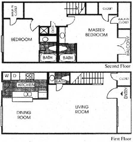 Floorplan - Woodcreek Hollister Apartments
