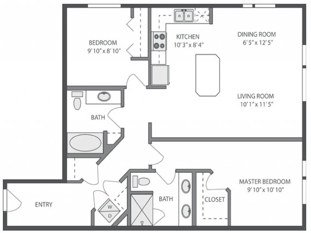 Floorplan - AMLI 535