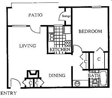 1BR/1BA - Peaks at Redington