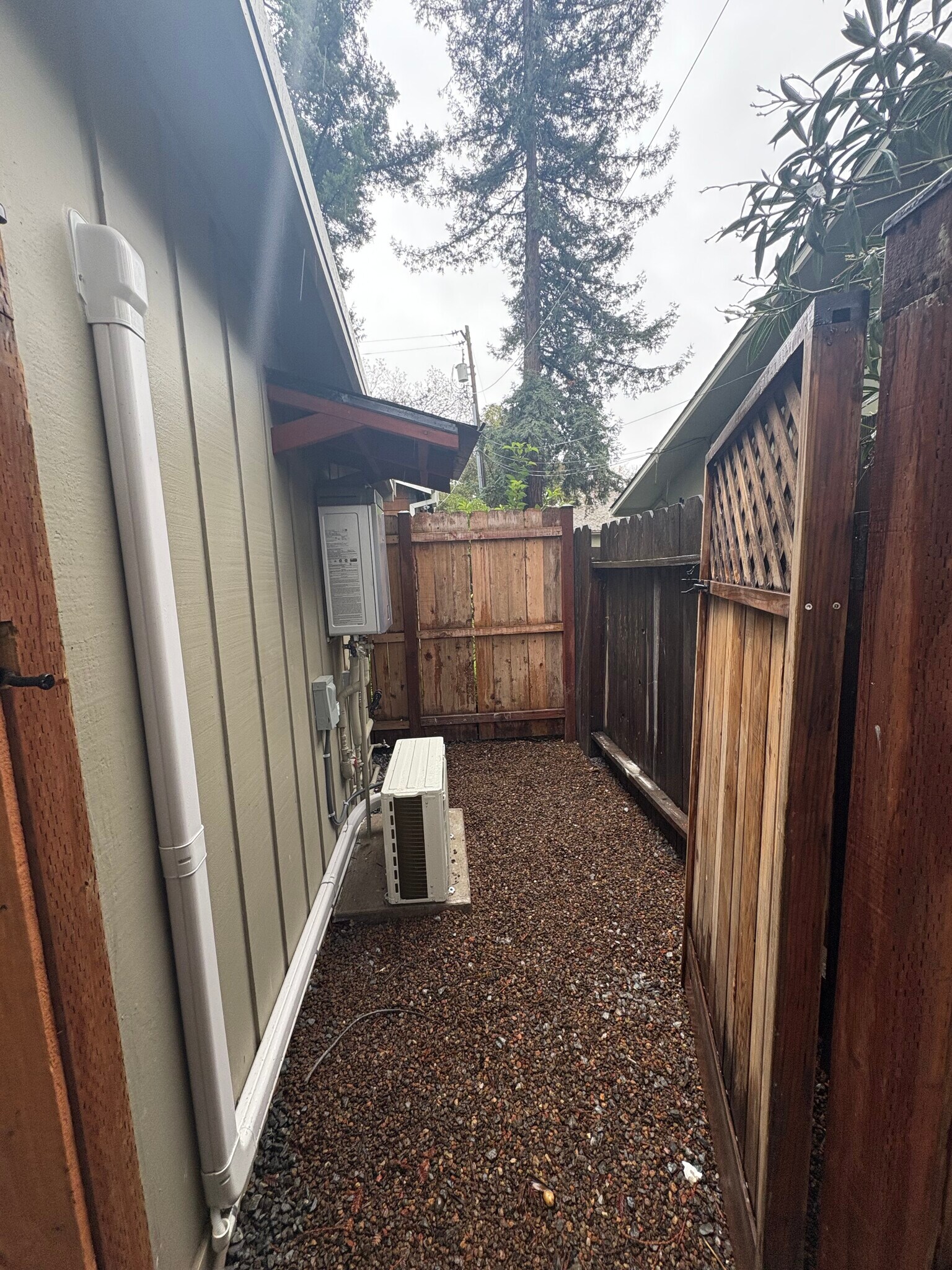 Side yard - 1207 Humboldt St