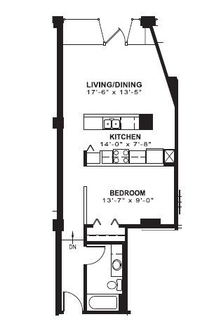 1BR/1BA - Historic Louis Joliet Apartments