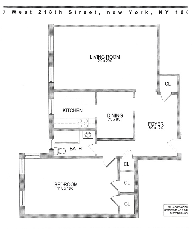 Floorplan - 560 West 218th Street