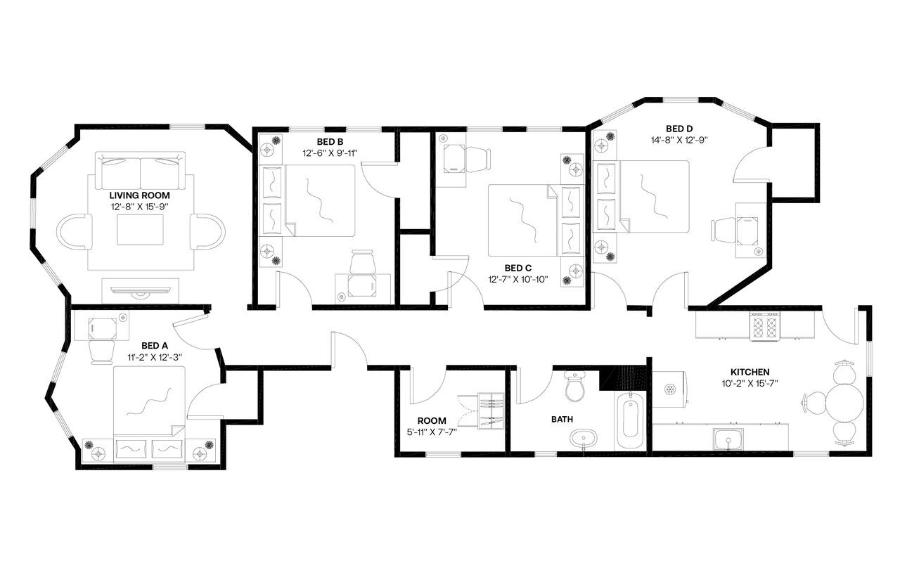 Building Photo - Room in Shared 4 bed/1 bath home