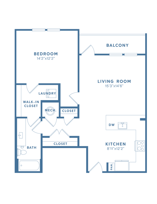 Floorplan - Maren Apartments