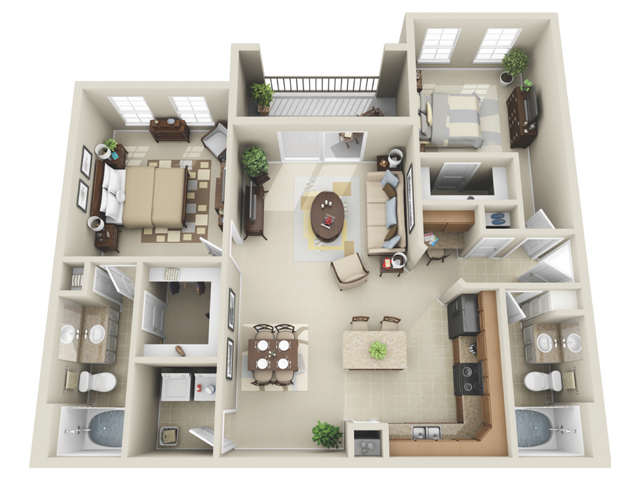 B1 Floorplan - Amalfi at Tuscan Lakes