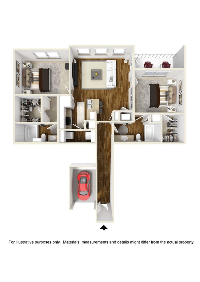 Floorplan - Faulkner Flats Apartment Homes