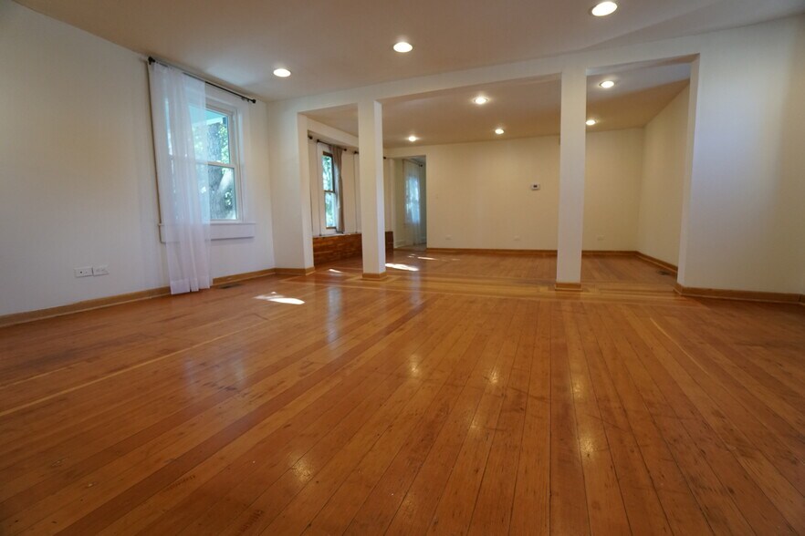 Living room and dining rom areas - 224 E Benton Ave
