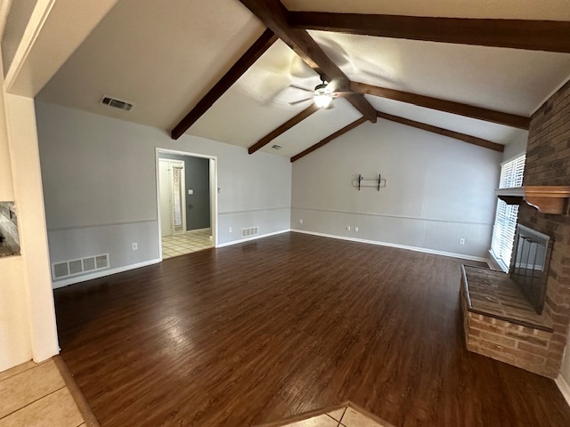 Living room with fireplace - 2904 Richard Rd.