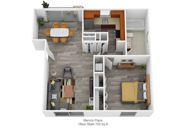 Floorplan - Merrick Place