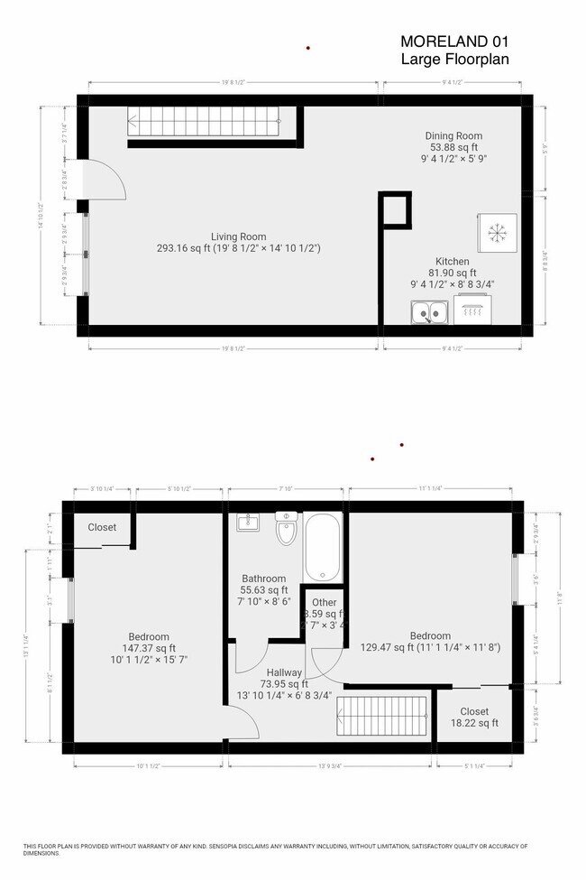 Floorplan - 915 Moreland Dr