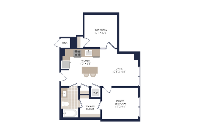 Floorplan - Rise at Temple Courts